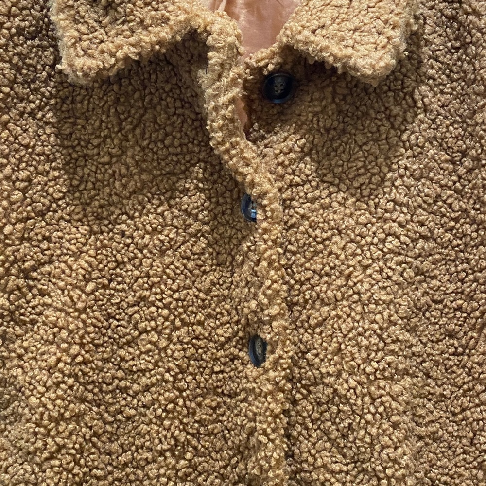 Brown Teddy Robe Coat - Picture 5 of 6